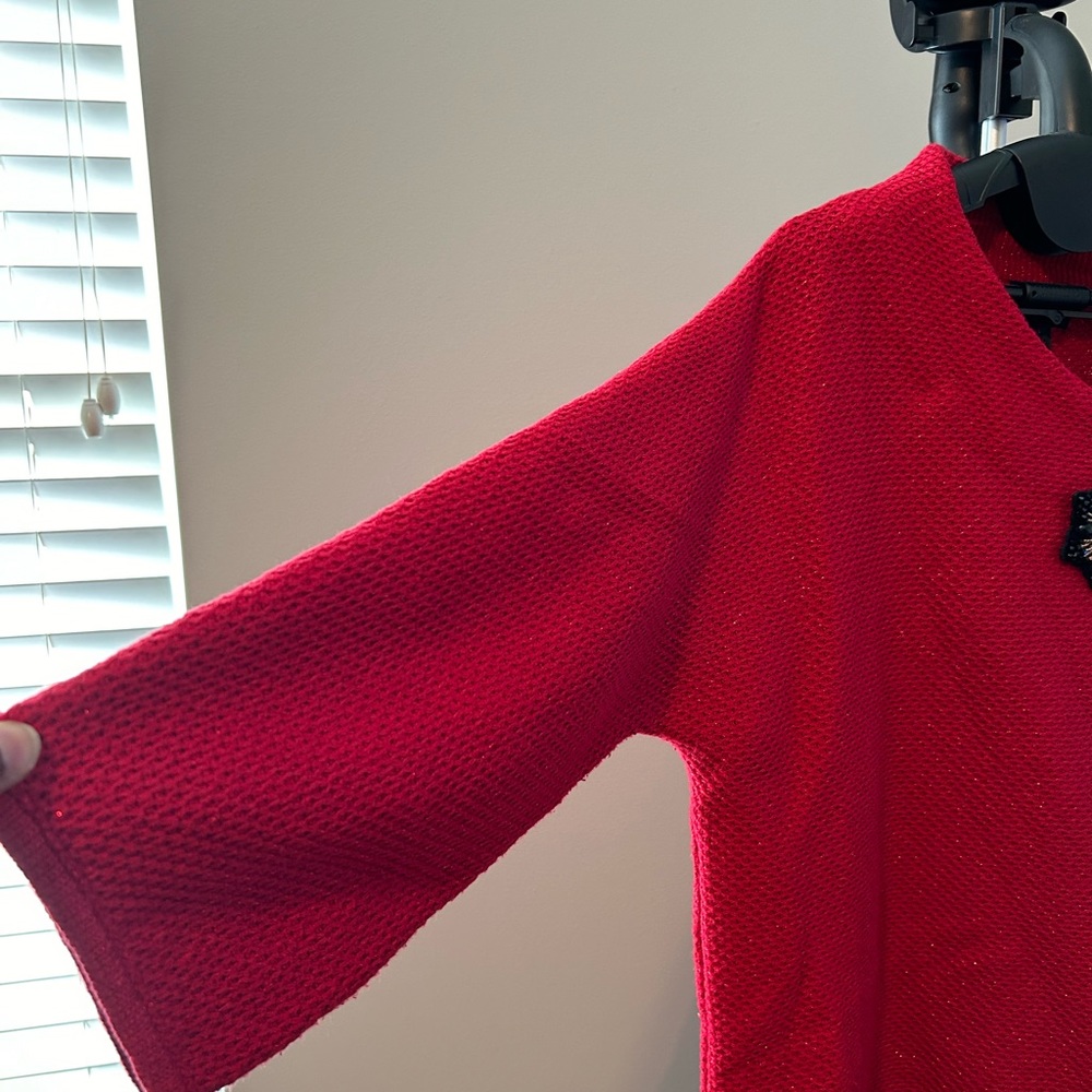 JM Collection Sweater Jacket - Picture 2 of 7